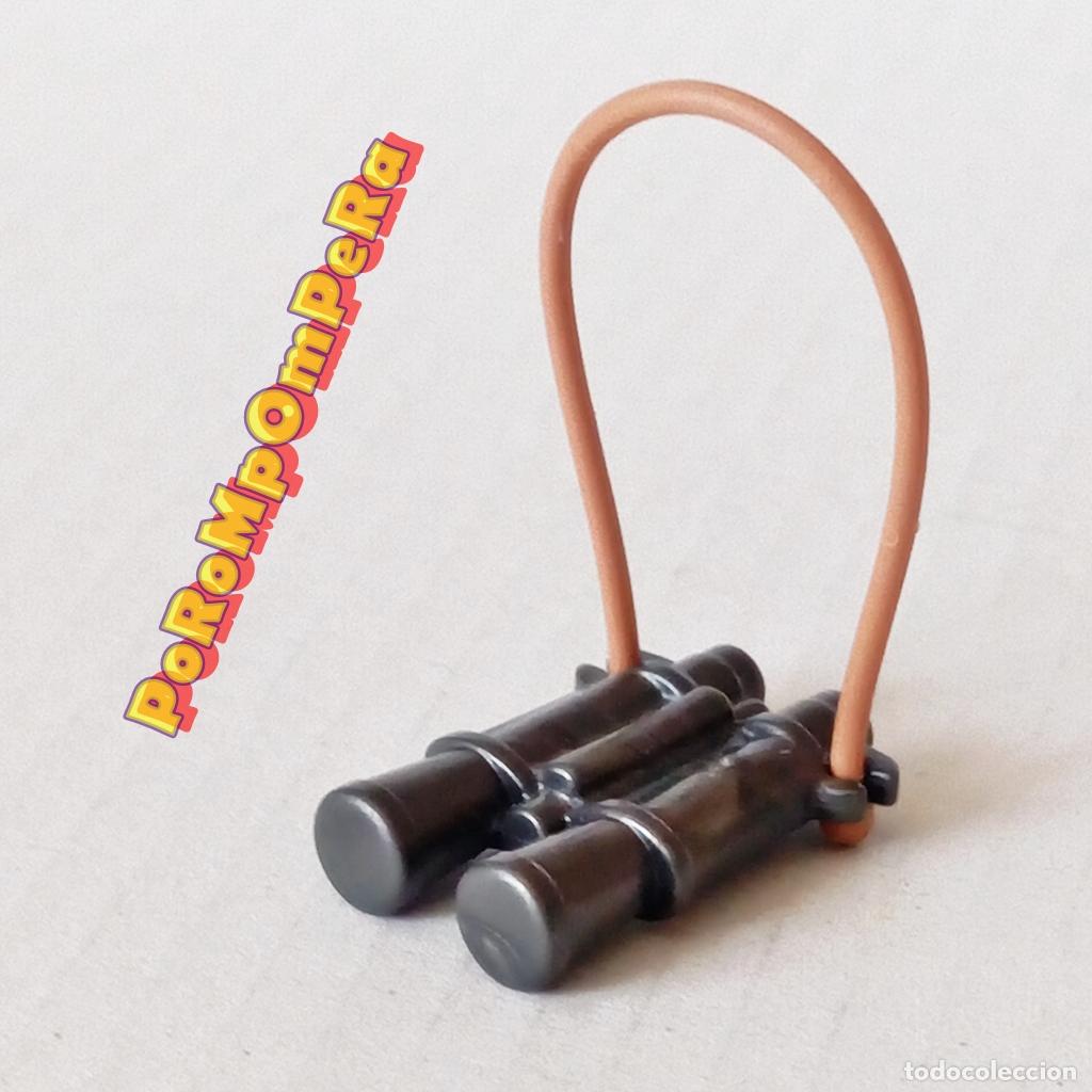 Playmobil: PLAYMOBIL PRISM&Aacute;TICOS GRIS OSCURO CON GOMA MARR&Oacute;N T5