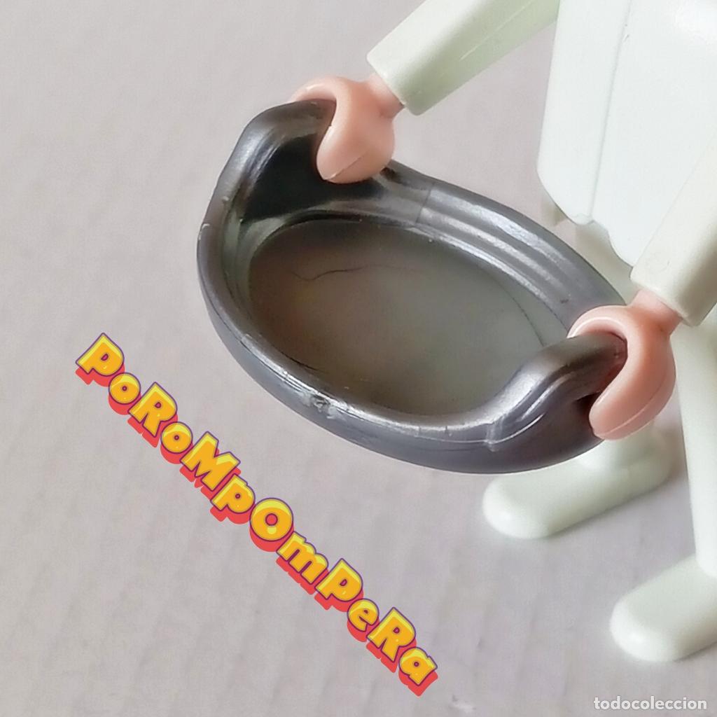 Playmobil: PLAYMOBIL BANDEJA OVALADA PLATEADA COCINA HOTEL BAR RESTAURANTE T5
