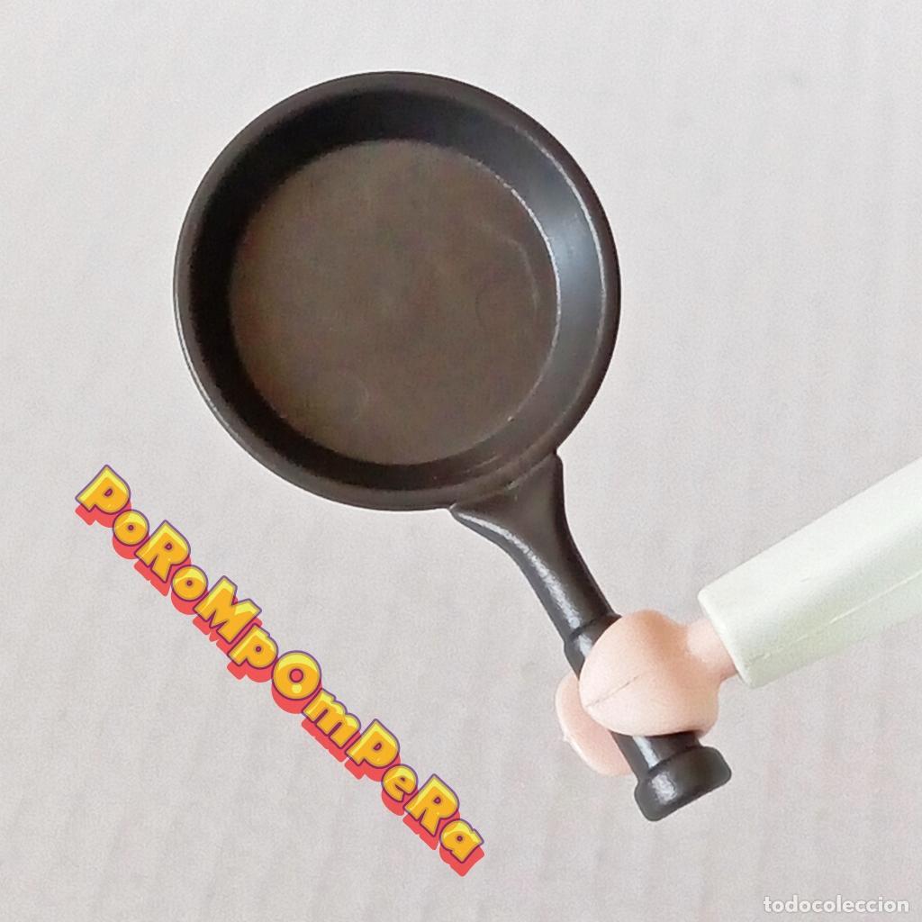 Playmobil: PLAYMOBIL SARTEN OSCURA METALIZADA COCINA RESTATURANTE BAR - DIFERENTES SET/S T5