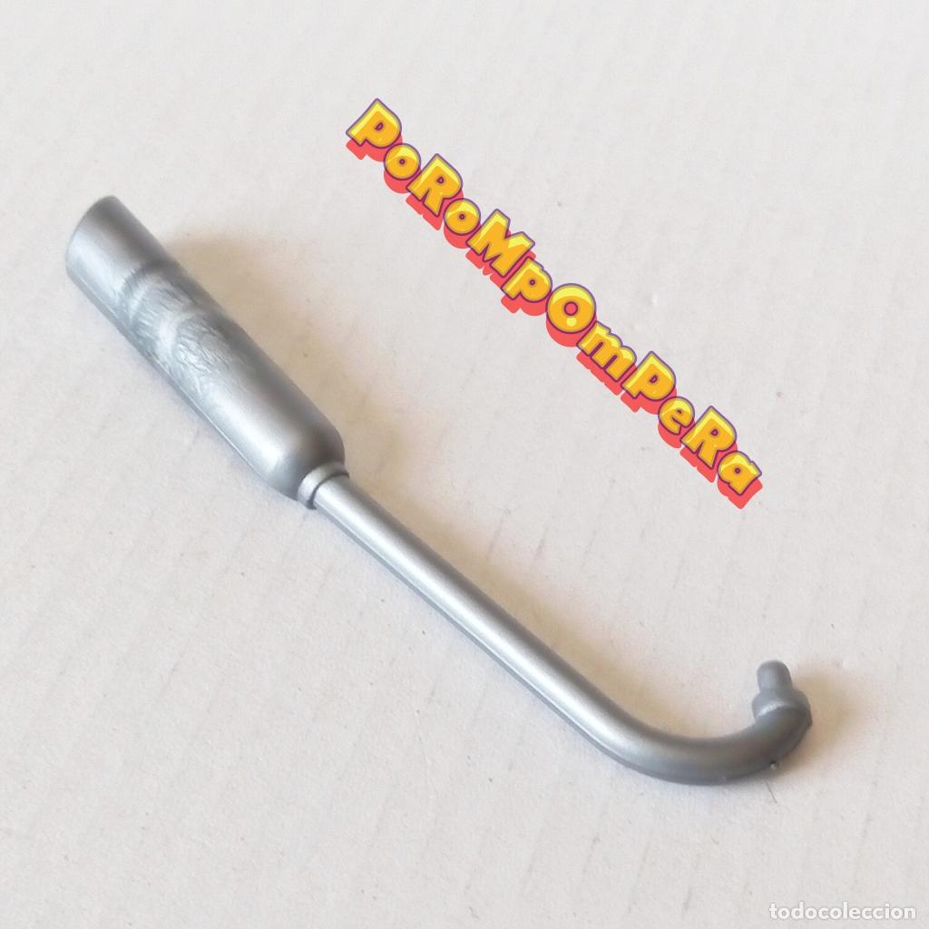 Playmobil: PLAYMOBIL TUBO ESCAPE DERECHO PLATEADO MOTO 3062 3090 3343 3564 3623 3917 5523 5891 9974 9988 ? T5