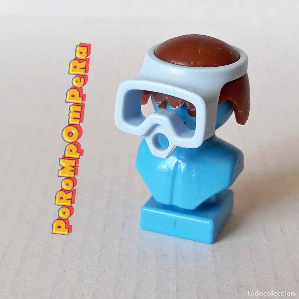 Playmobil: PLAYMOBIL GAFAS DE BUCEO CELESTE BUZO SUBMARINISTA SNORKEL - SET/S POR DETERMINAR T5