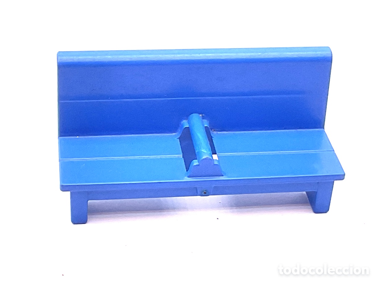 Playmobil: ACCESORIO PLAYMOBIL. PIEZA REPUESTO BANCO AZUL CARRUAJE DE CABALLOS.