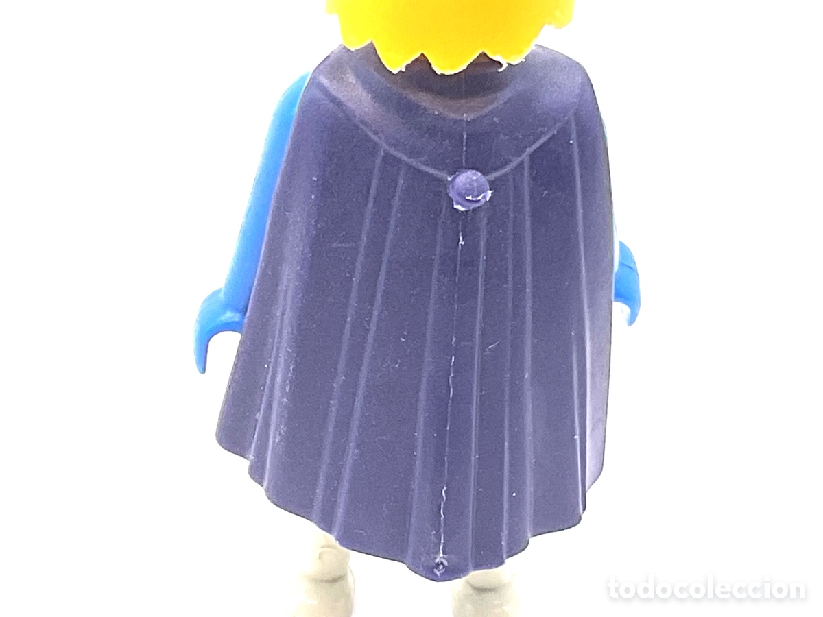 Playmobil: ACCESORIO PLAYMOBIL. CAPA LARGA AZUL OSCURO.