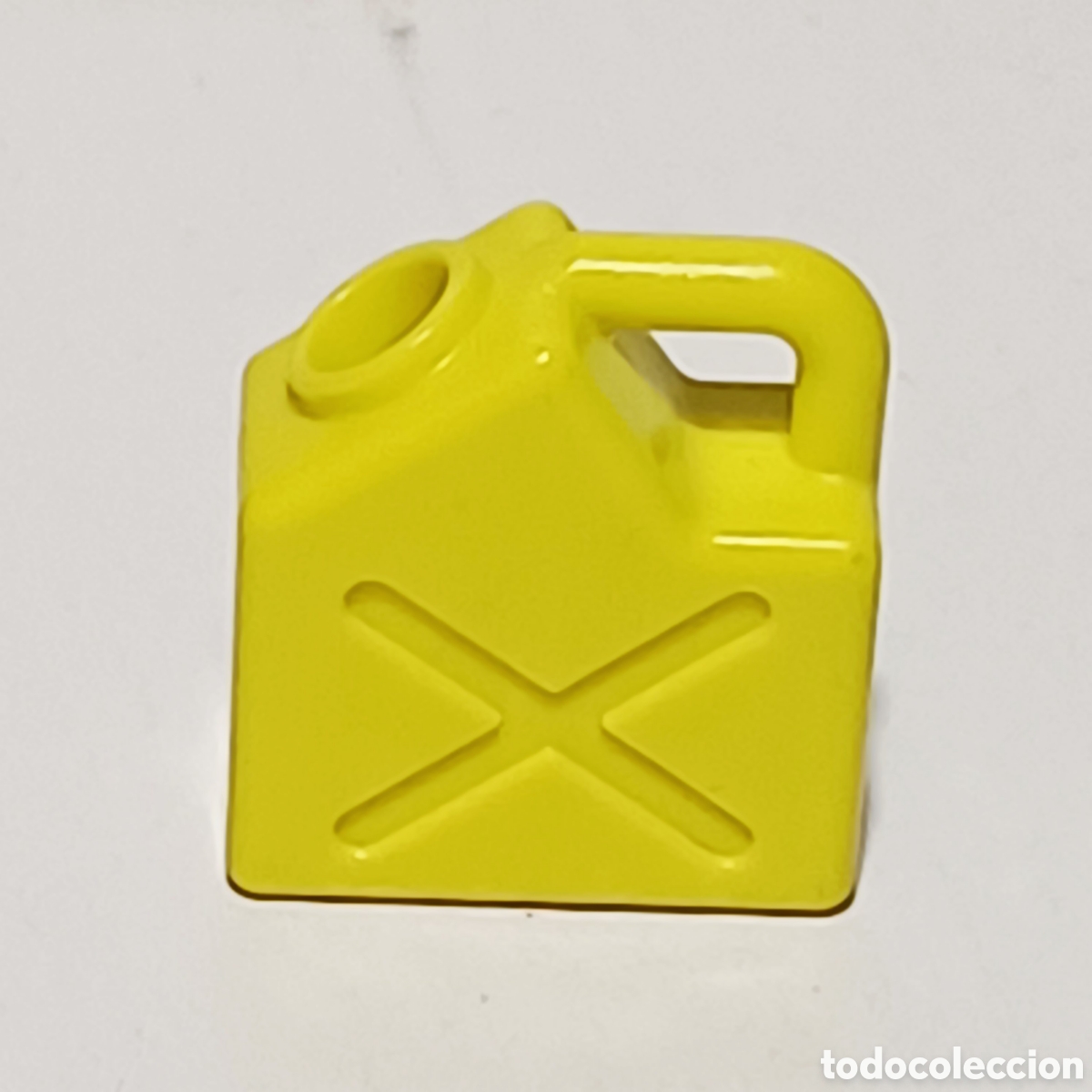 Playmobil: Pieza playmobil bidon de gasolina aceite taller mecanico amarillo fosforito