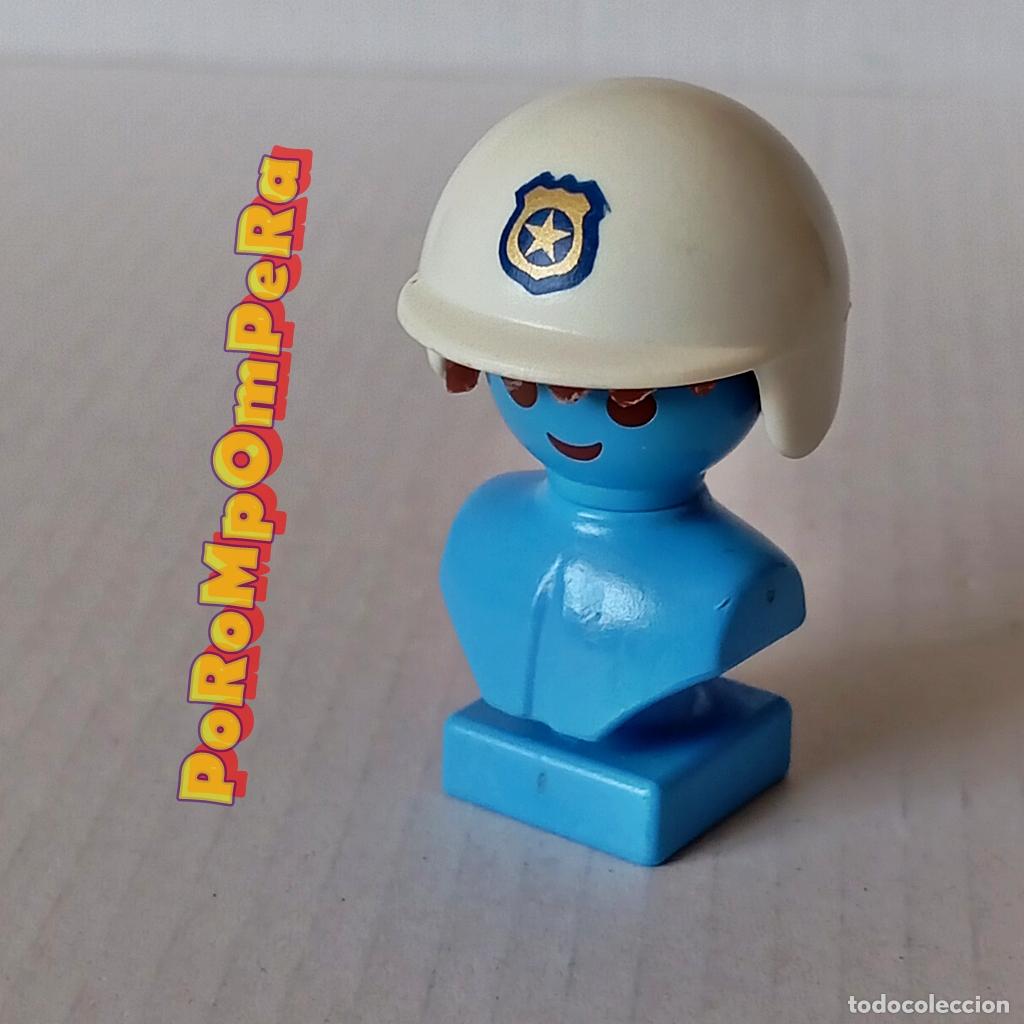 Playmobil: PLAYMOBIL CASCO BLANCO POLIC&Iacute;A 3332 3623 3655 3915 3986 4157 ? T5