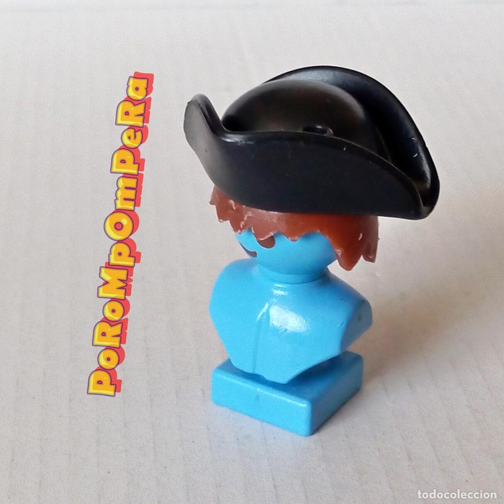 Playmobil: PLAYMOBIL TRICORNIO NEGRO PIRATA AGUJERO PLUMA SOMBRERO CORSARIO BUCANERO T5