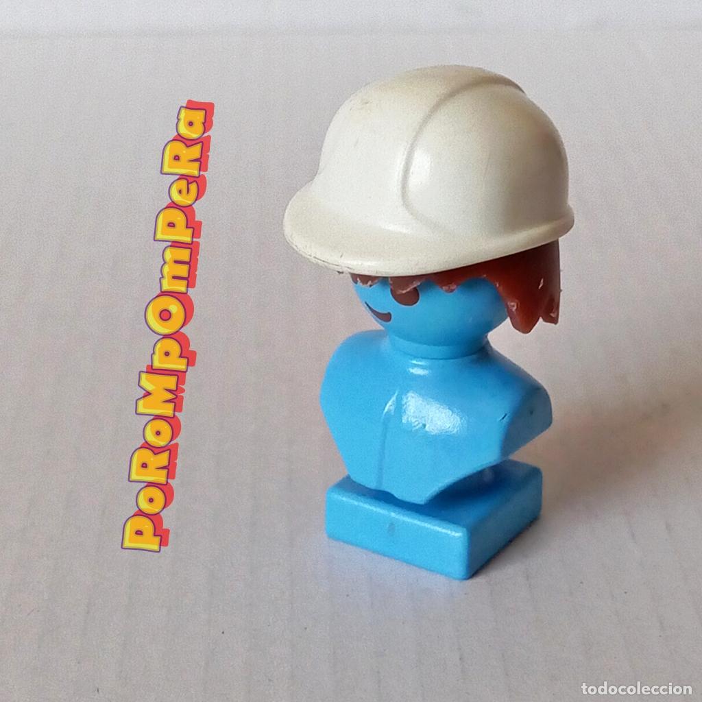 Playmobil: PLAYMOBIL CASCO OBRA BLANCO OPERARIO CONSTRUCCI&Oacute;N OBRERO - DIFERENTES SETS T5