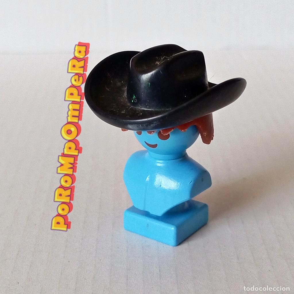 Playmobil: PLAYMOBIL SOMBRERO NEGRO ALA ANCHA OESTE VAQUERO SHERIFF BANDIDO T5