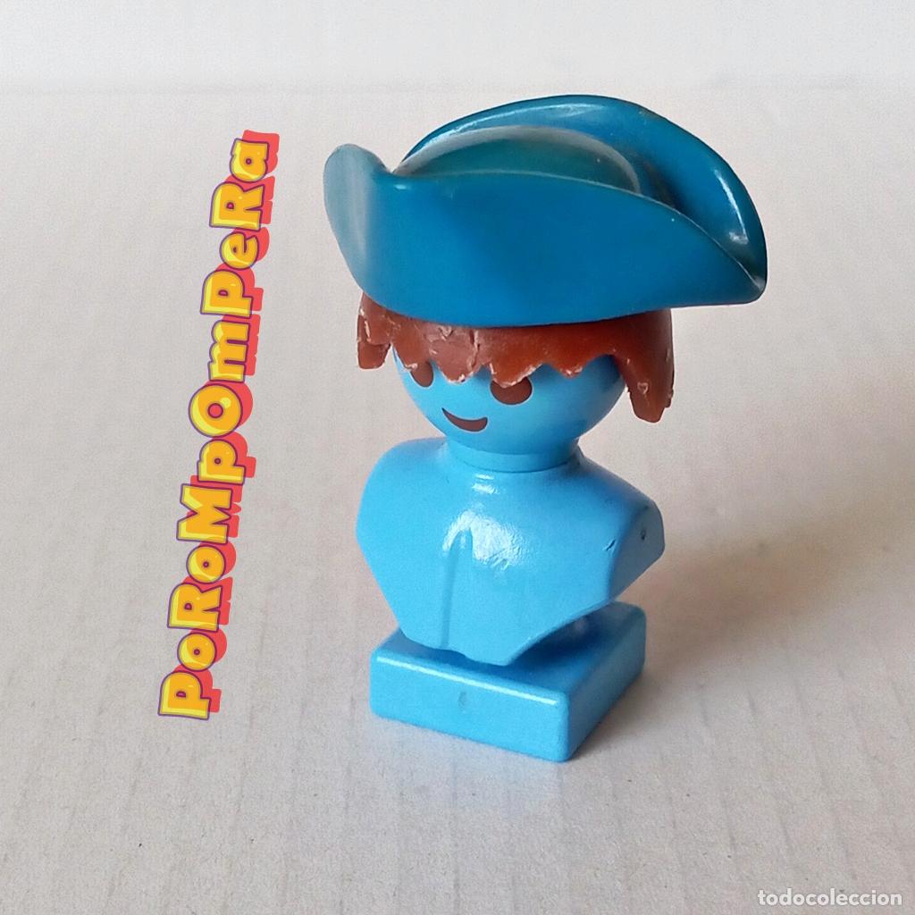 Playmobil: PLAYMOBIL TRICORNIO AZUL &Eacute;POCA 3386 3546 ? SOMBRERO CAPIT&Aacute;N PIRATA T5
