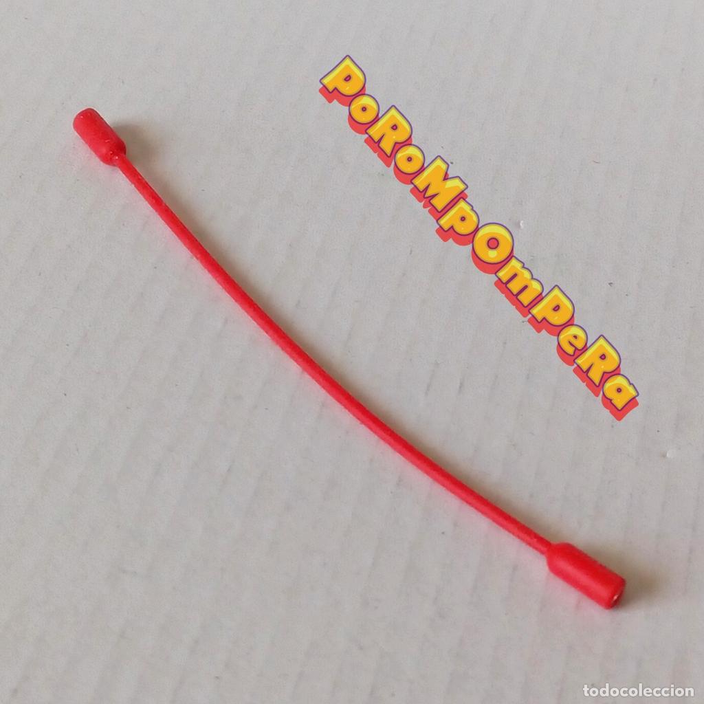 Playmobil: PLAYMOBIL CABLE O TUBO ROJO DOBLE GOMA ENGANCHES O CONECTORES AMBOS LADOS - DIFERENTES SETS T5