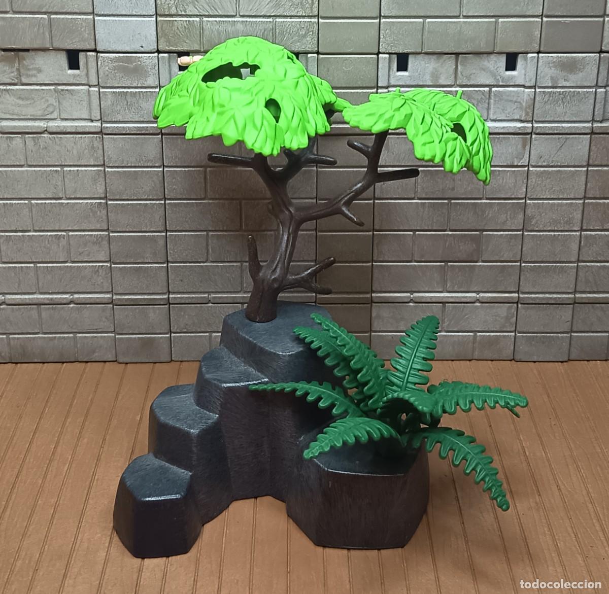 Playmobil: Roca.&Aacute;rbol Vegetaci&oacute;n Plantas Playmobil