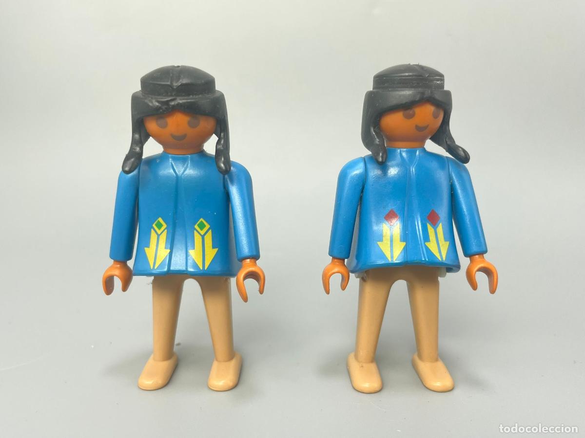 Playmobil: Playmobil lote figura india traje azul