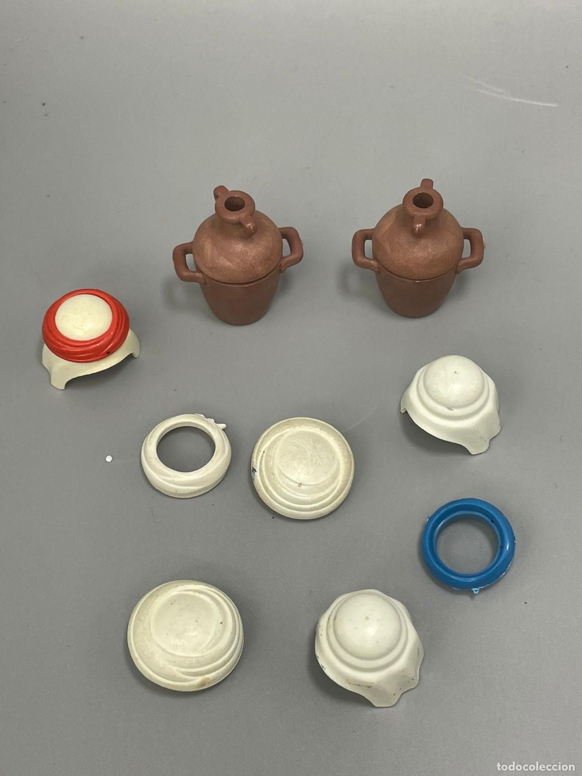 Playmobil: Playmobil 3415 lote pa&ntilde;uelo soporte cabeza con &aacute;nfora