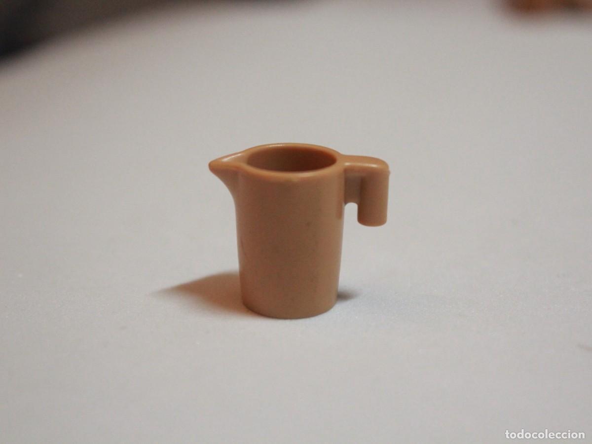 Playmobil: Accesorio playmobil jarra lechera beige cocina granja medieval