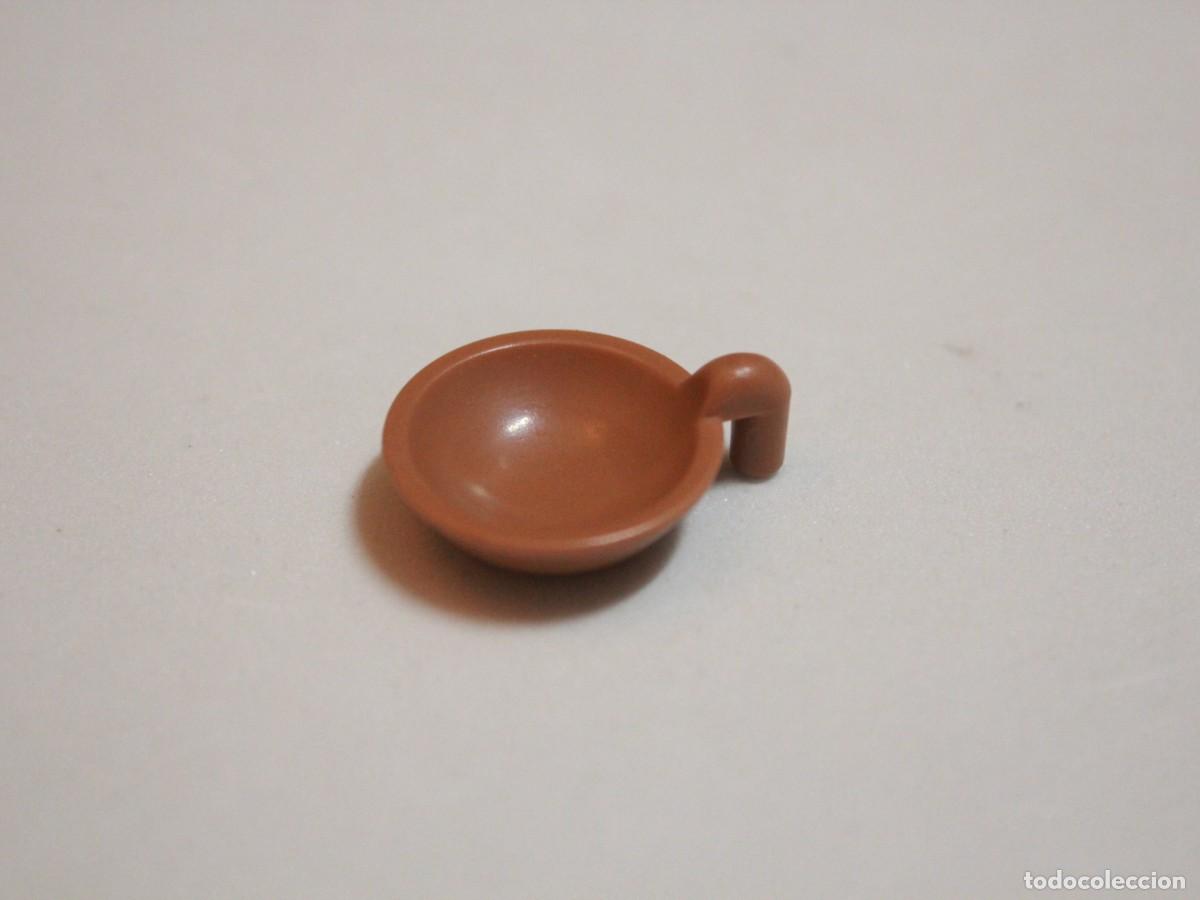 Playmobil: Accesorio playmobil sart&eacute;n peque&ntilde;a marr&oacute;n cocina medieval