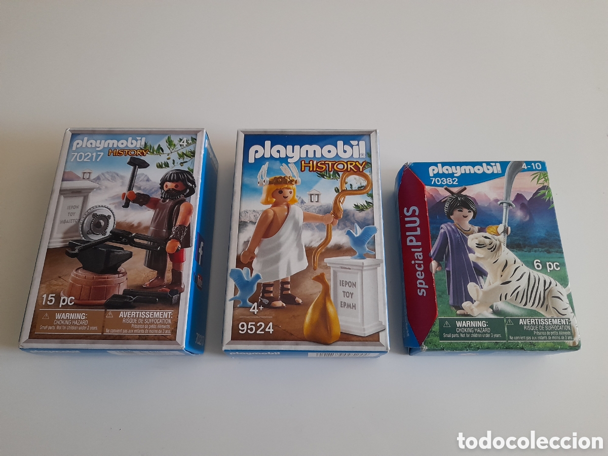 Playmobil: PLAYMOBIL. LOTE DE DIOSES. SIN ABRIR. REF. 70217-9524-70382.