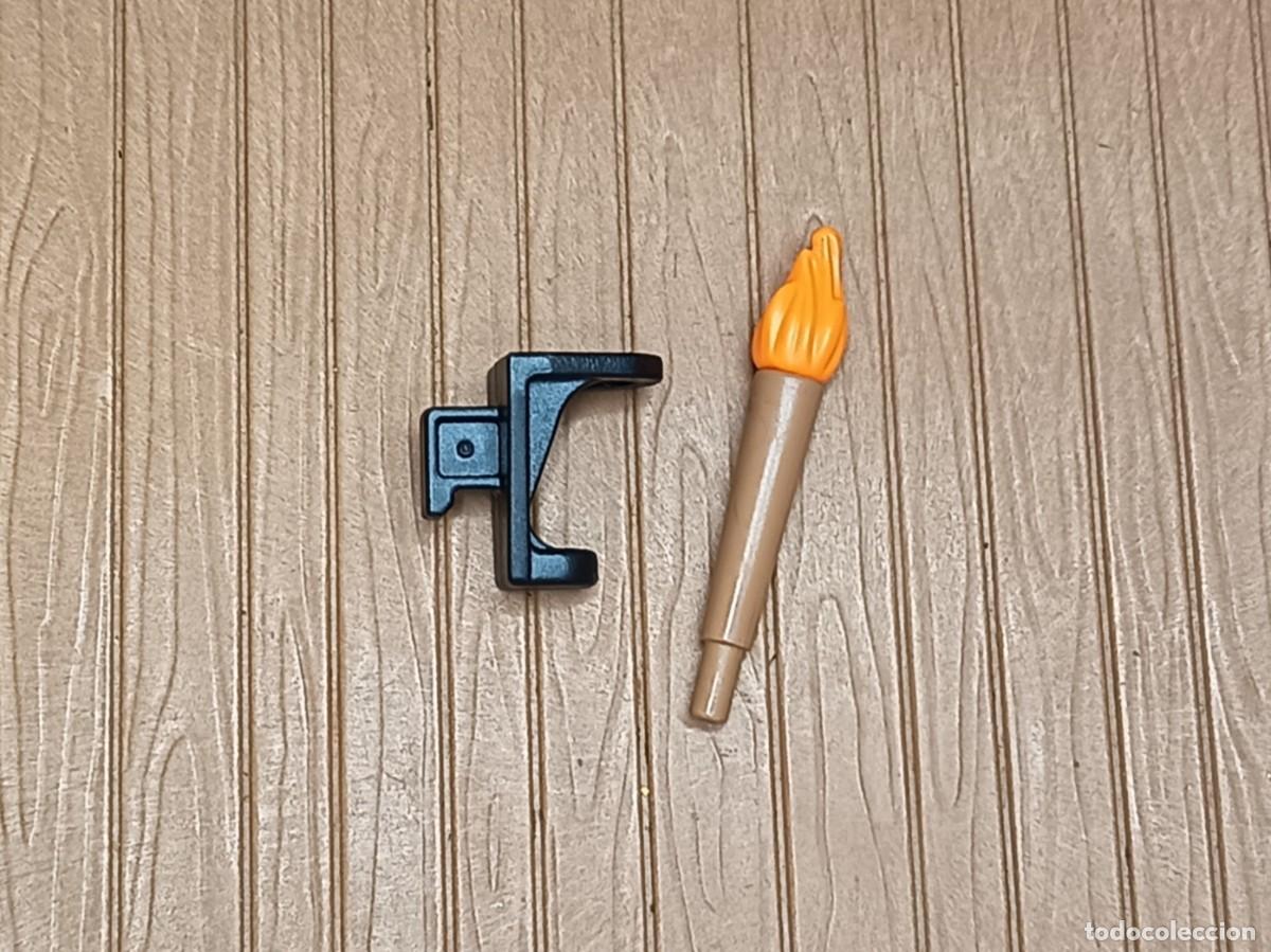 Playmobil: Soporte Antorcha Oeste Medieval Playmobil