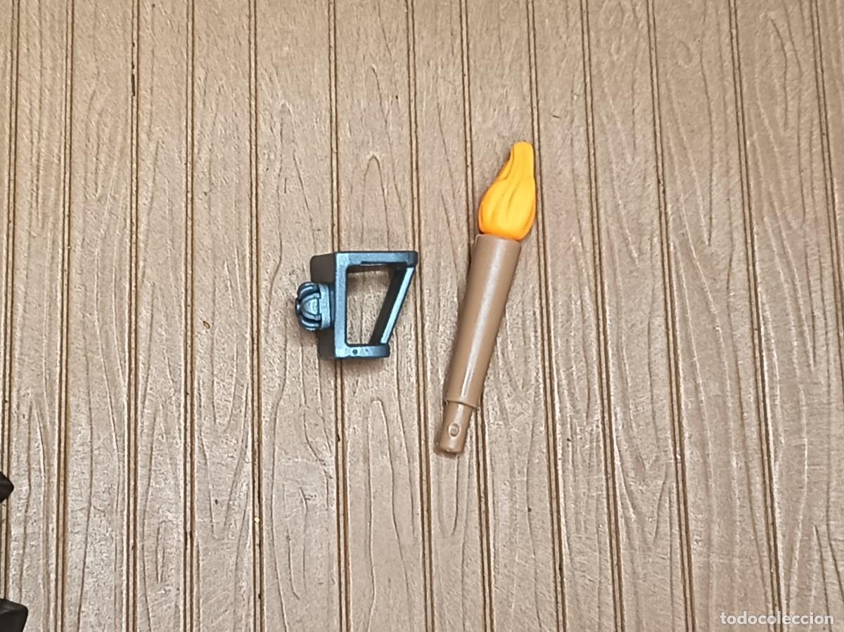 Playmobil: Soporte Antorcha Oeste Medieval Playmobil
