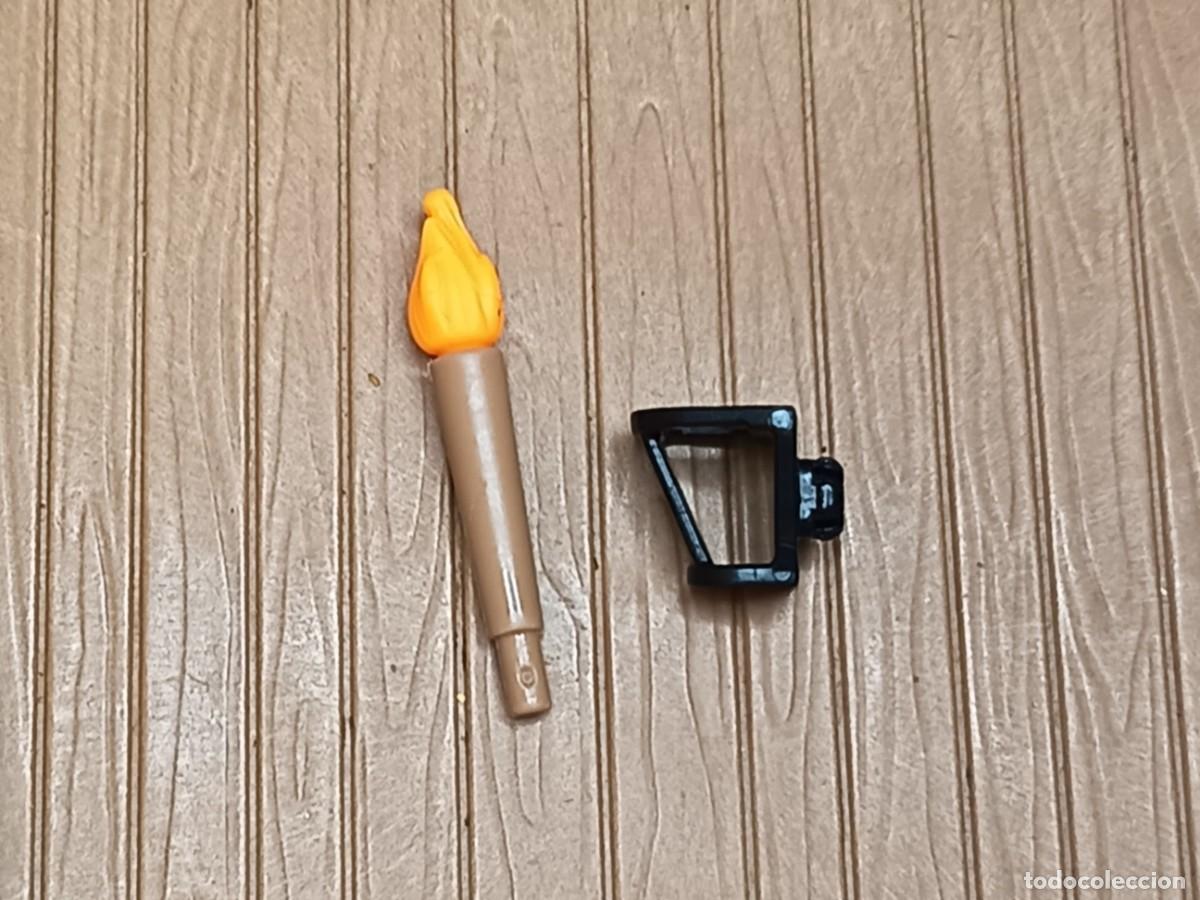 Playmobil: Soporte Antorcha Oeste Medieval Playmobil