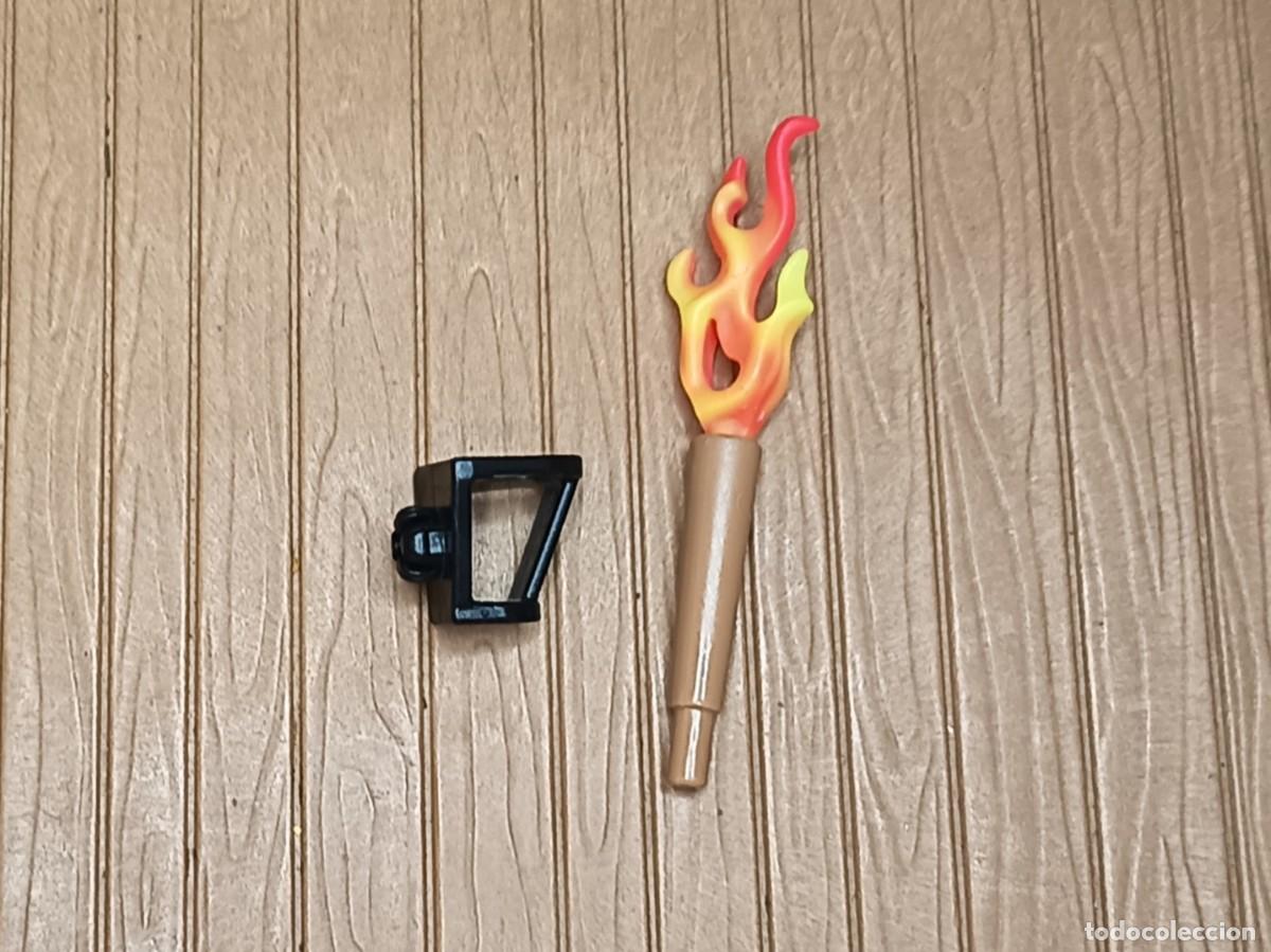 Playmobil: Soporte Antorcha Oeste Medieval Playmobil