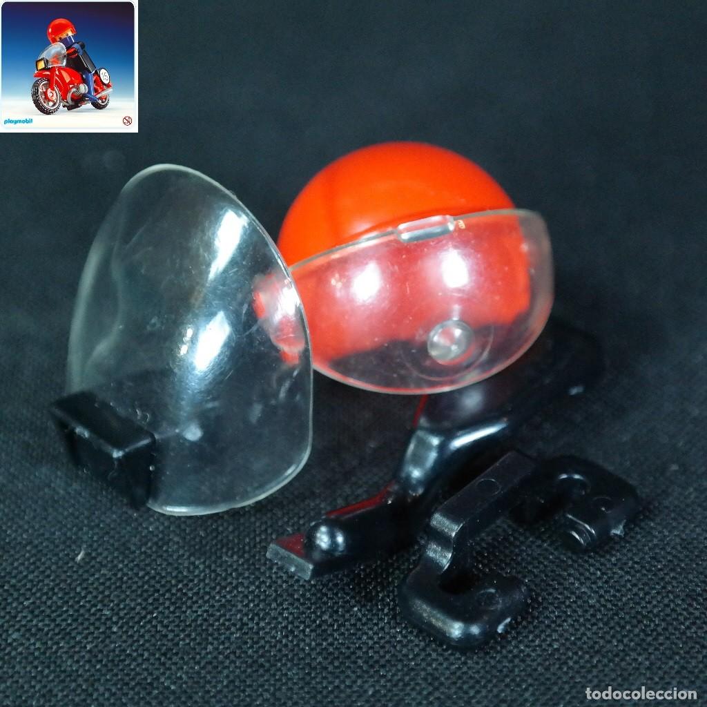 Playmobil: Playmobil casco y repuesto para moto roja 3565 ☼