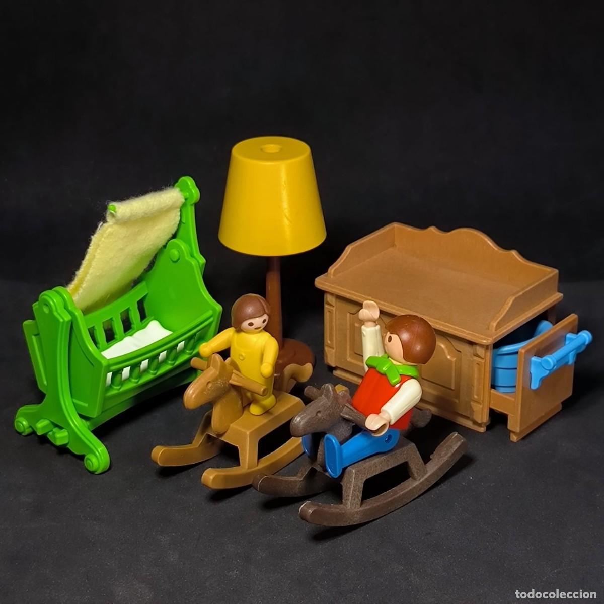 Playmobil: Playmobil habitacion infantil con ni&ntilde;o y bebe ☼