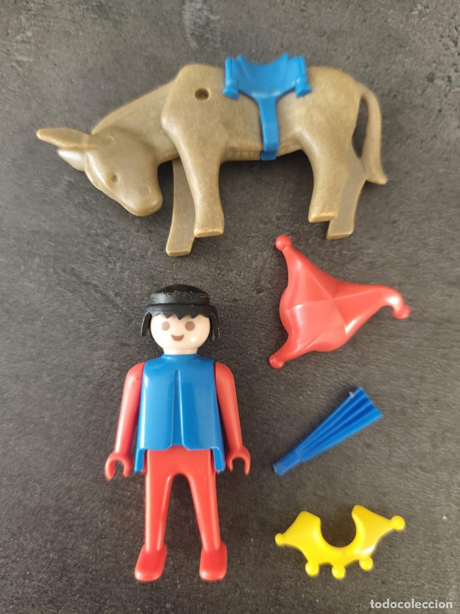 Playmobil: Playmobil Antex 3330 Buf&oacute;n Medieval con Burro Vintage A&ntilde;os 80 Geobra Argentina
