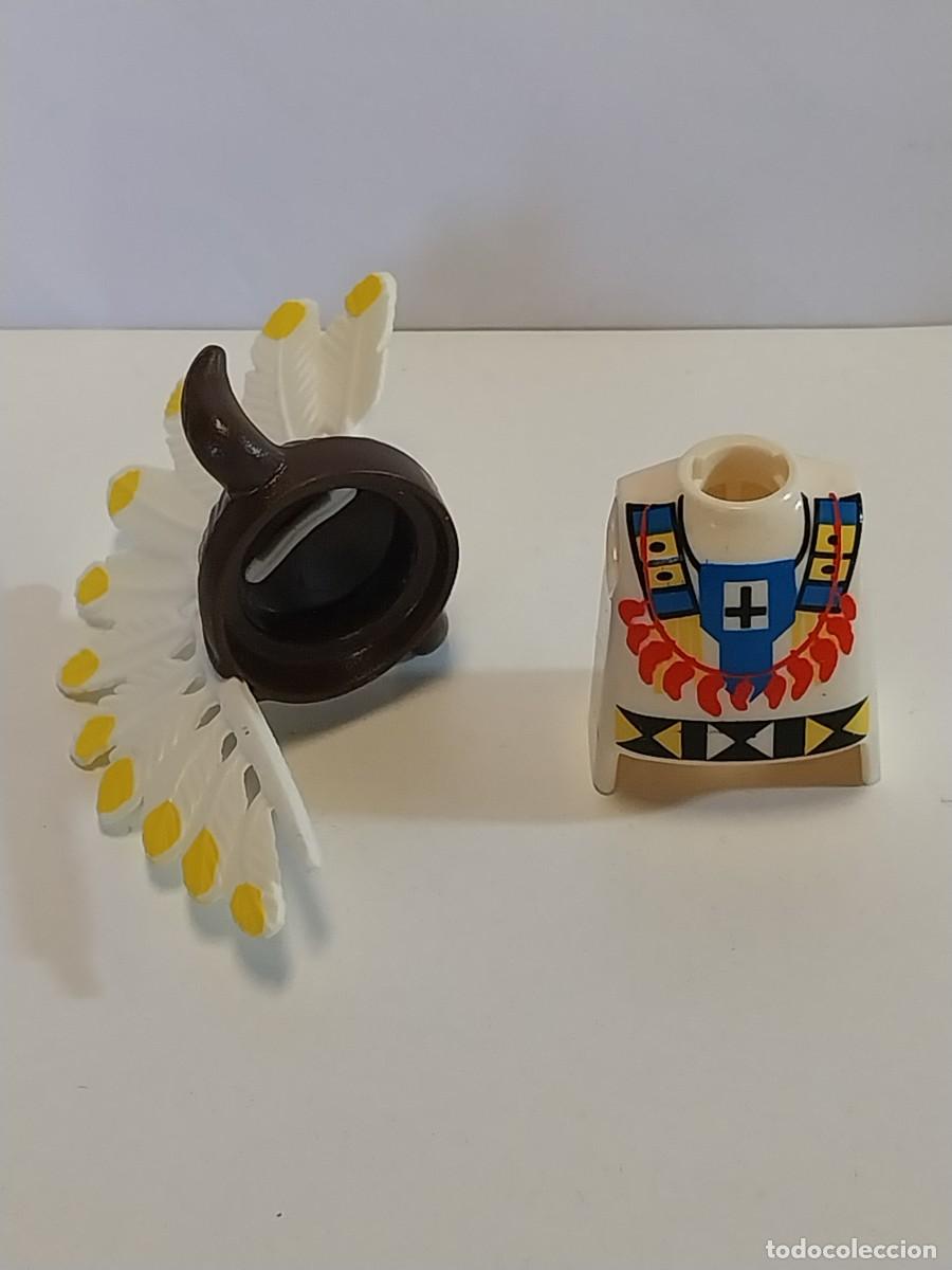 Playmobil: Playmobil torso y gorro indio