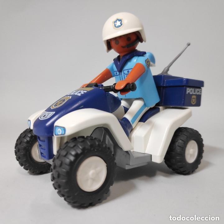 Playmobil: Playmobil Quad Polic&iacute;a 3655 city