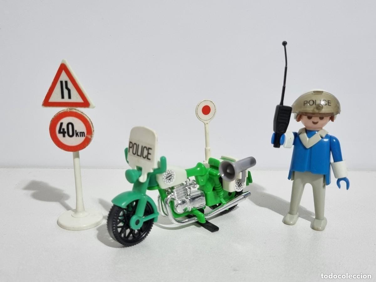 Playmobil: Playmobil 3572 Moto Polic&iacute;a con Se&ntilde;ales