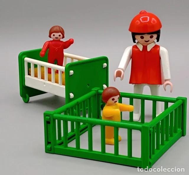 Playmobil: Playmobil 3593 Guarder&iacute;a Ni&ntilde;era Beb&eacute;s Antiguo