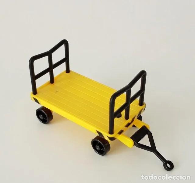 Playmobil: Playmobil Carro Aeropuerto Tren Maletas 4201