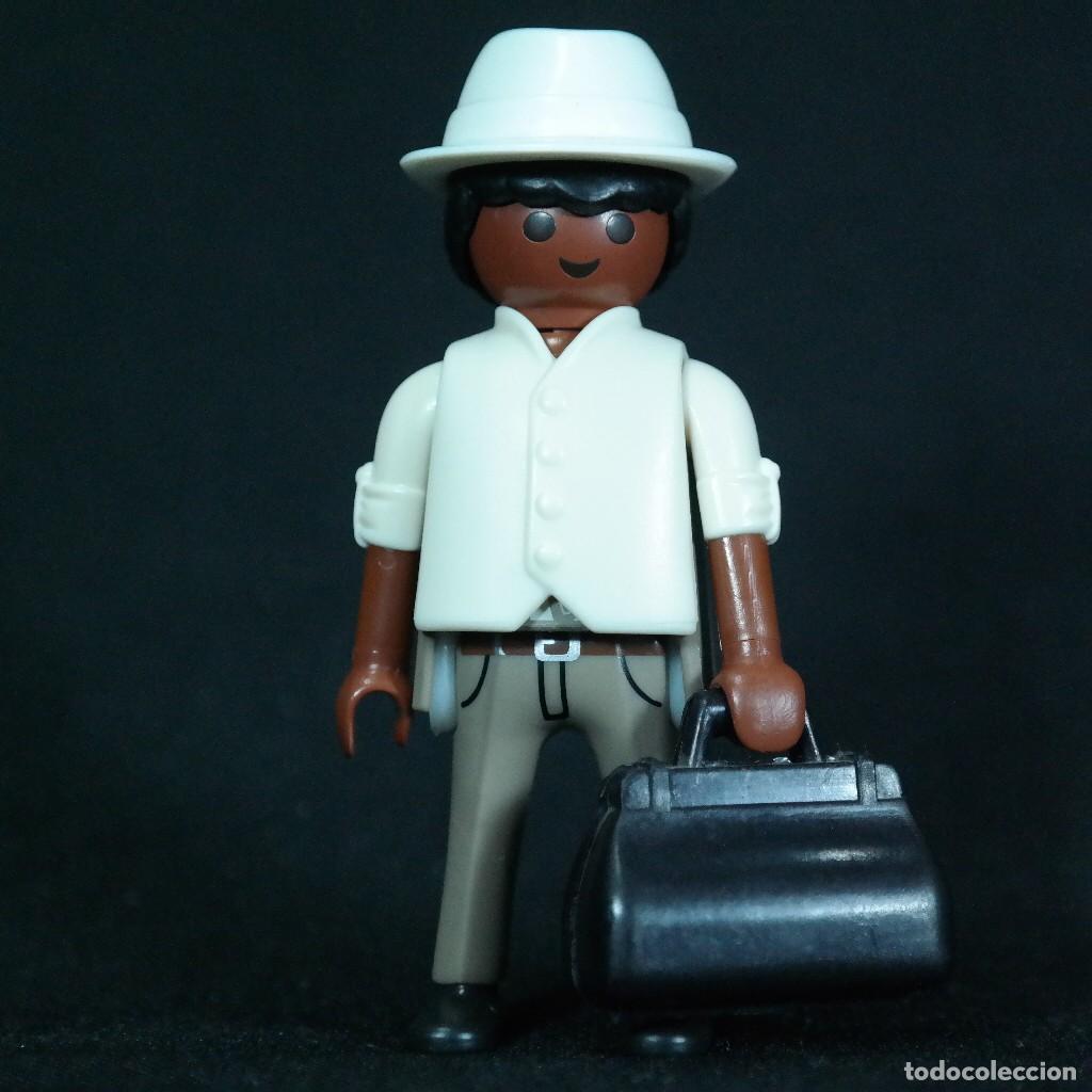 Playmobil: Playmobil caballero con chaleco blanco ☼