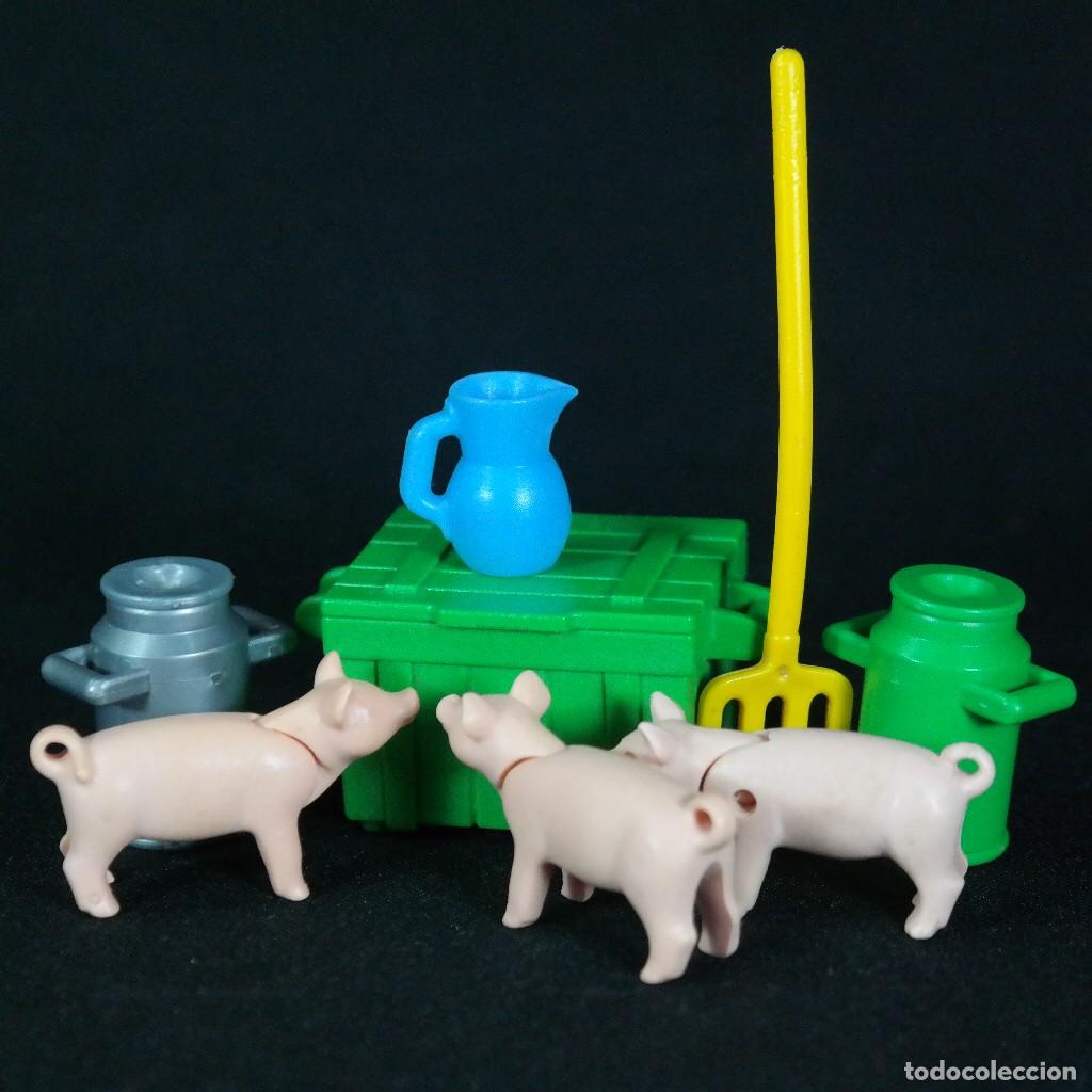 Playmobil: Playmobil chanchitos con cajon ☼