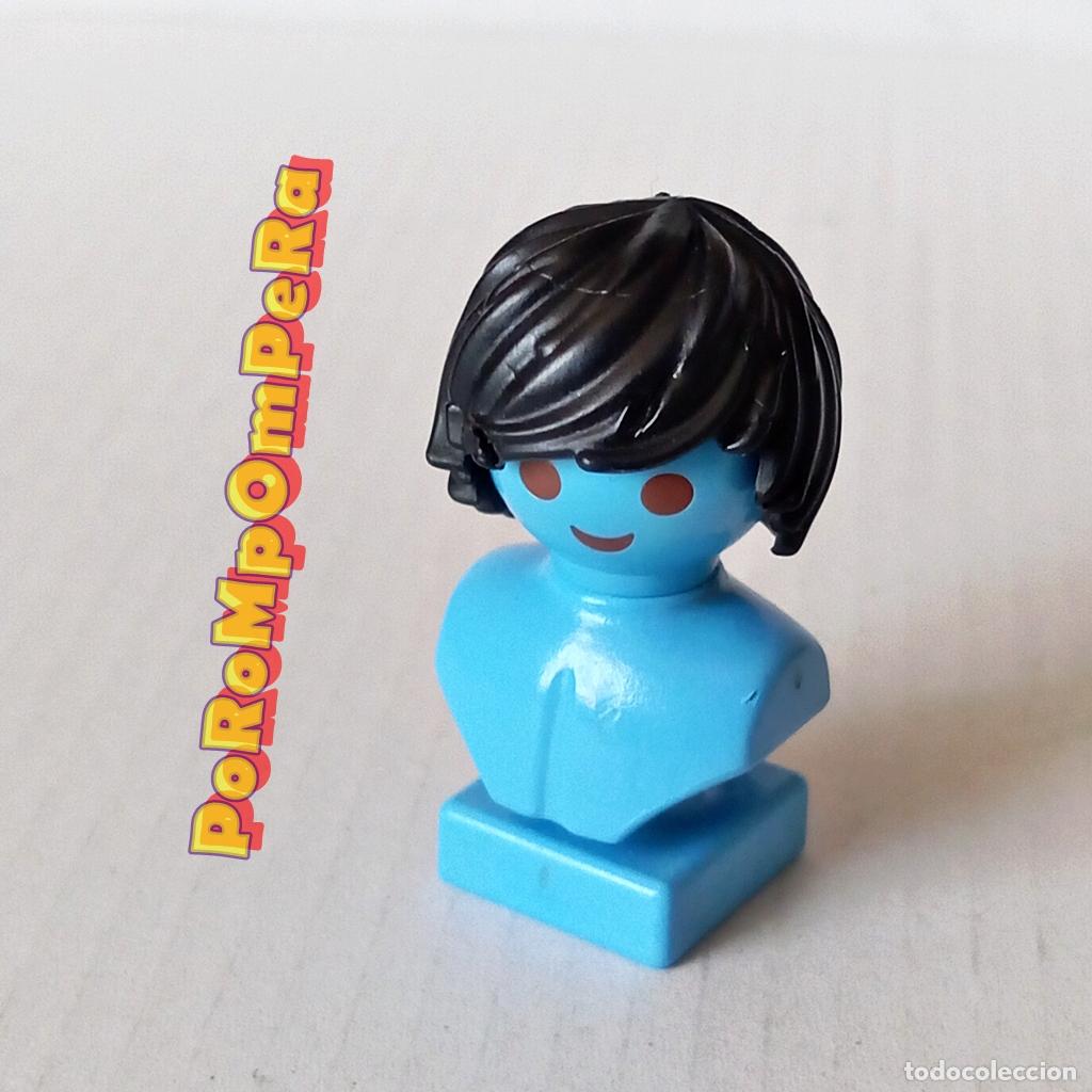 Playmobil: PLAYMOBIL PELUCA NEGRA PEINADO SEMI-DESPEINADO EMO PELO MORENO CABELLO CUSTOM/COMPLETAR T5