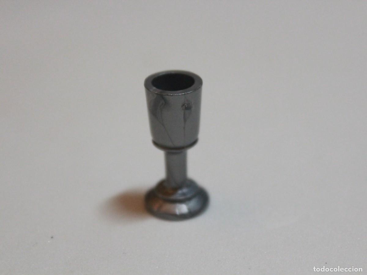 Playmobil: Accesorio playmobil copa gris metalizado banquete medieval