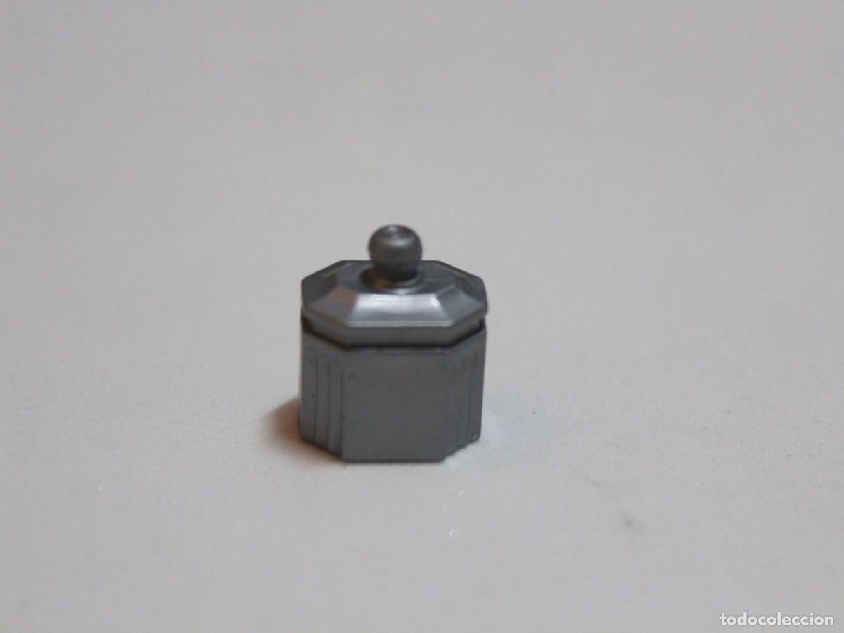 Playmobil: Accesorio playmobil bote de perfume gris con tapa