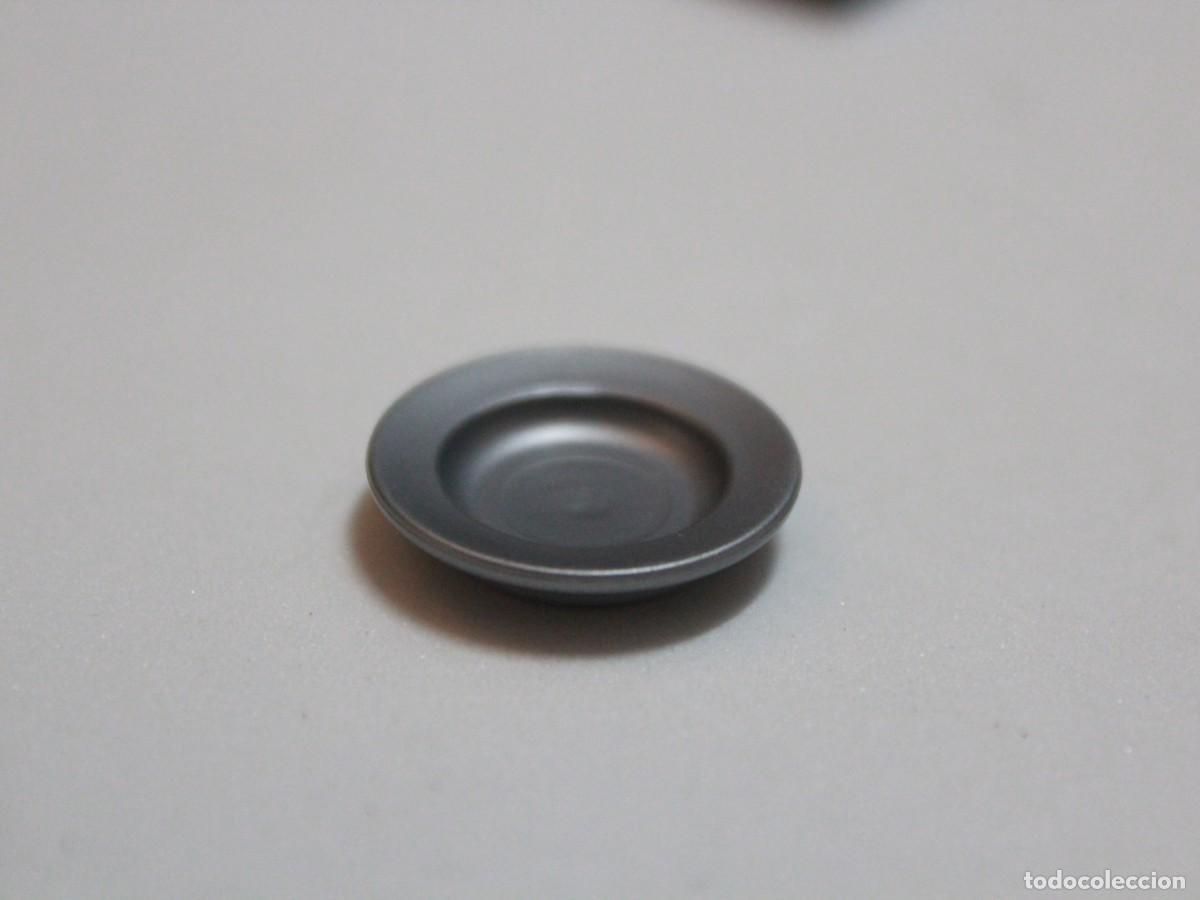 Playmobil: Accesorio playmobil plato gris cocina comedor