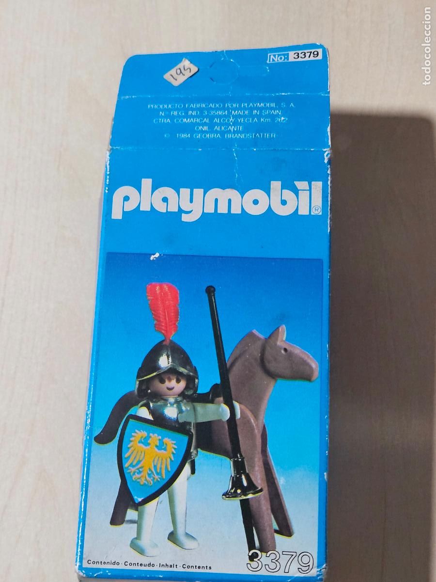 Playmobil: Playmobil caja vacia ref. 3379 CABALLERO MEDIEVAL IMPERIAL