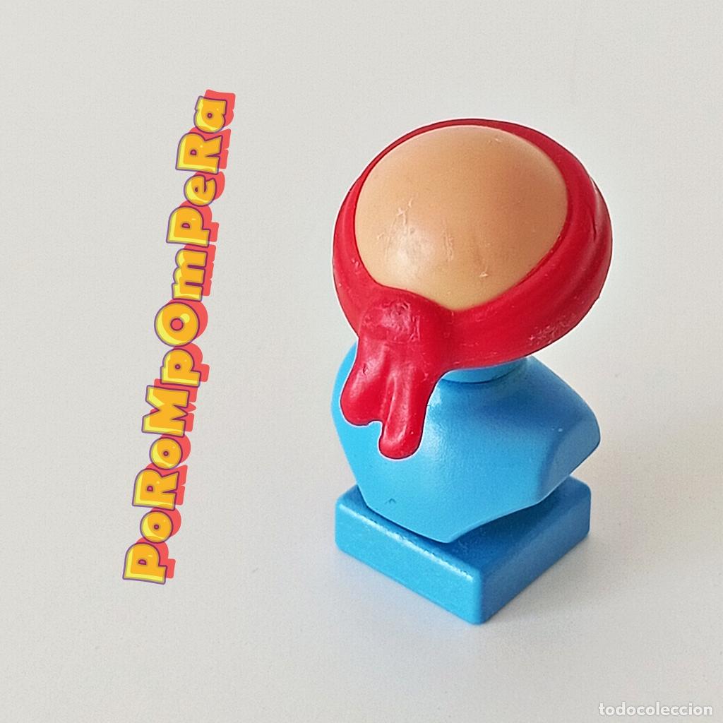 Playmobil: PLAYMOBIL CABEZA CALVA BRONCEADA PA&Ntilde;UELO ROJO BANDANA PIRATA T6