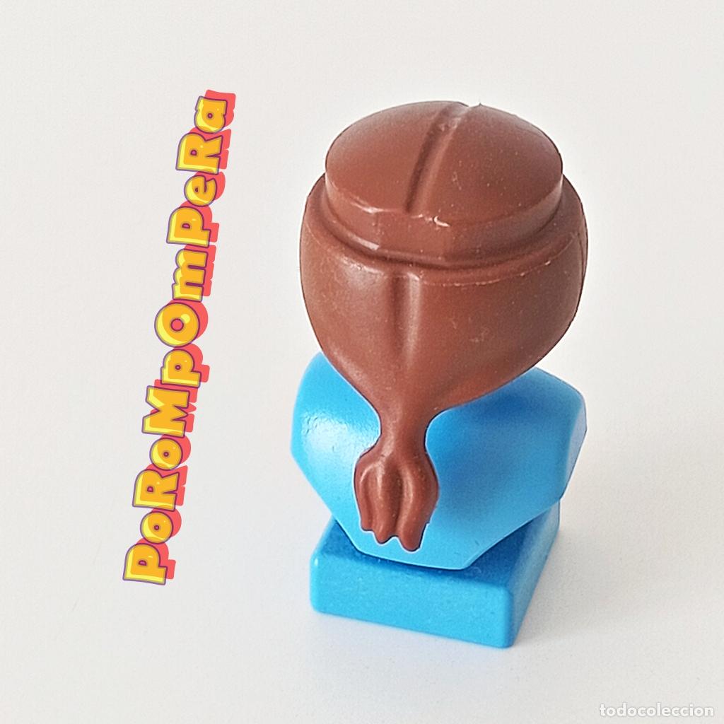 Playmobil: PLAYMOBIL PELUCA COLETA CORTA MARR&Oacute;N PELO CASTA&Ntilde;O CABELLO CUSTOM/COMPLETAR T6