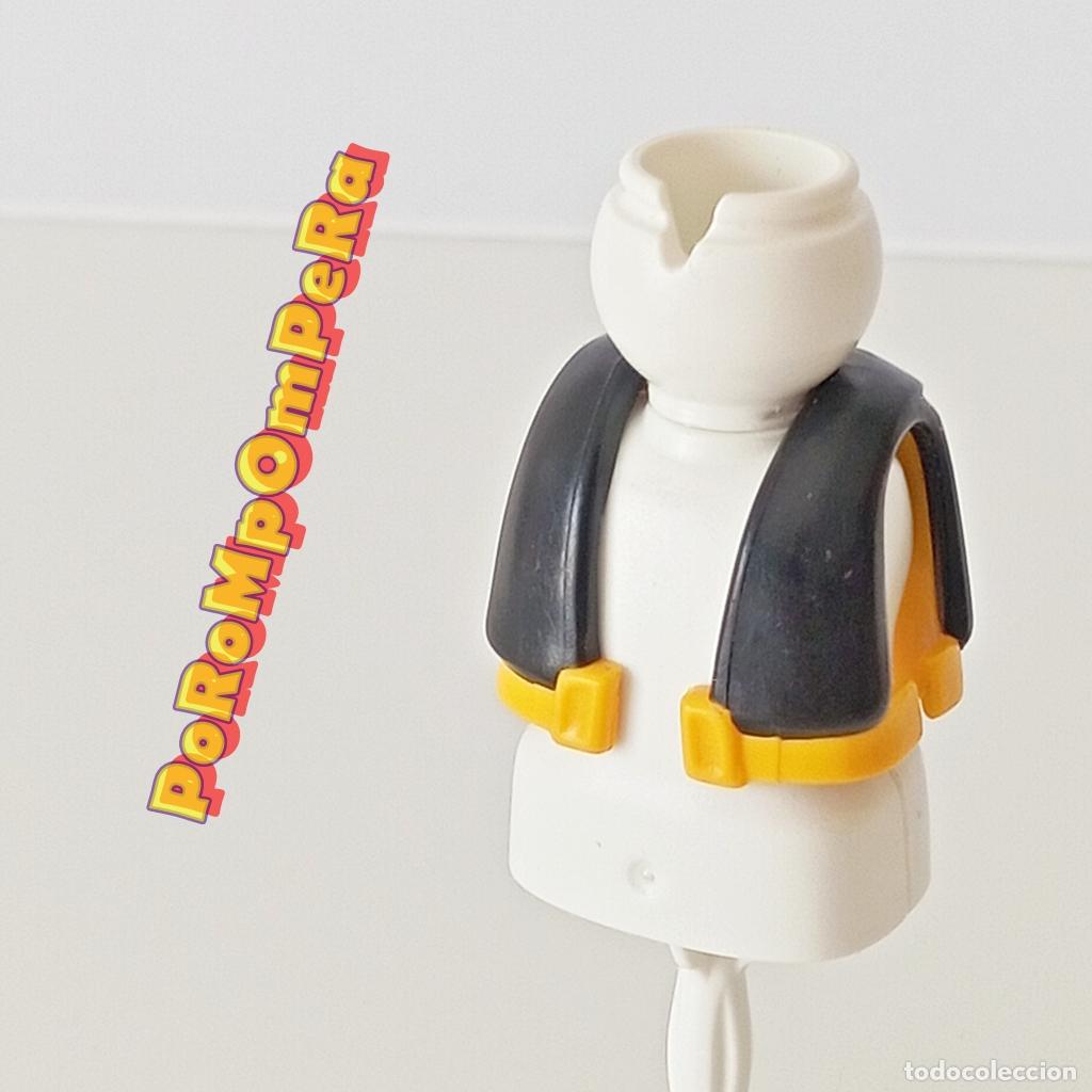 Playmobil: PLAYMOBIL CHALECO SALVAVIDAS NEGRO-AMARILLO 4429 5132 5253 5786 5844 + ? T6