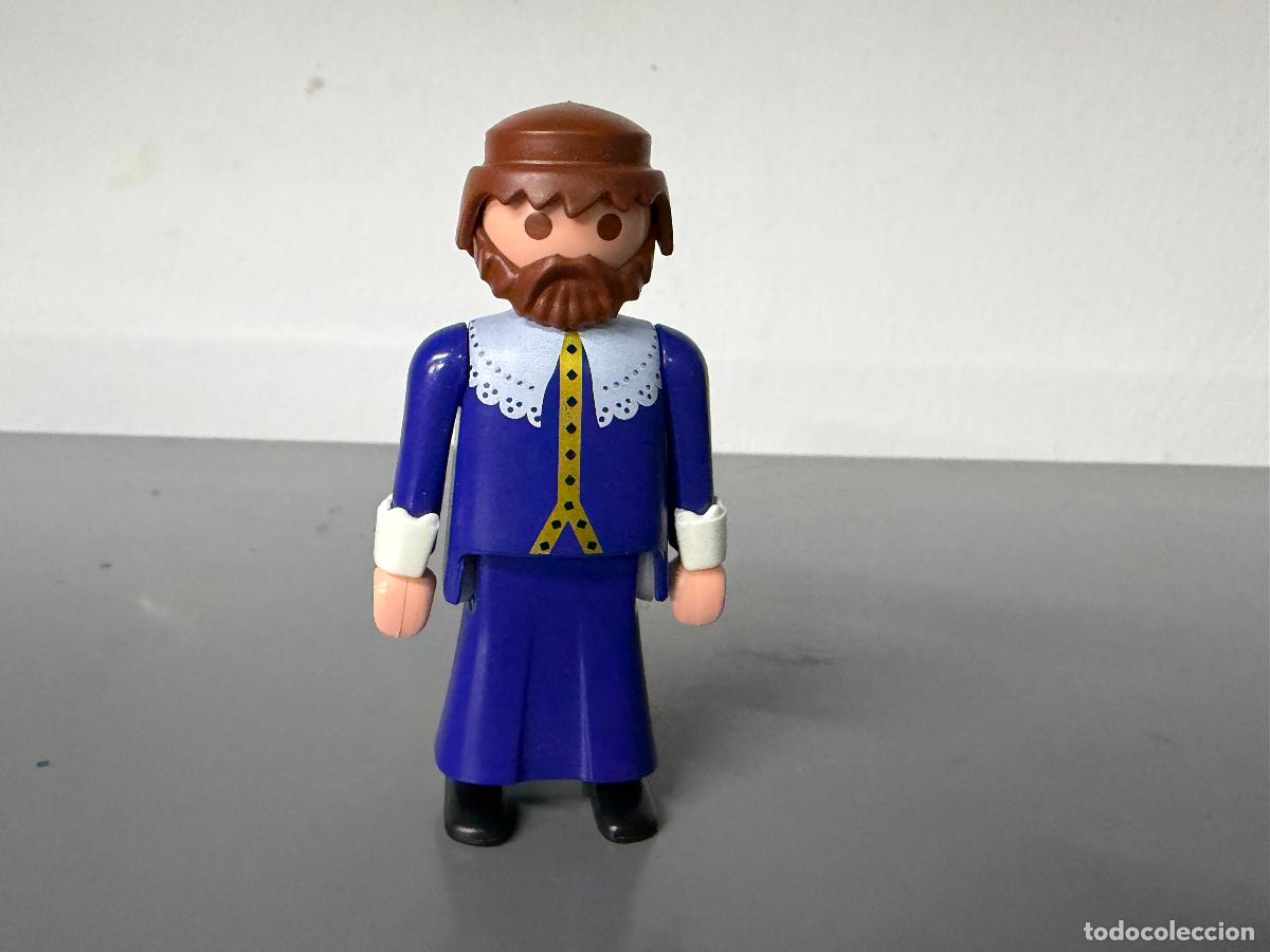 Playmobil: PLAYMOBIL figura marco polo con pu&ntilde;os blancos y barba - mix21