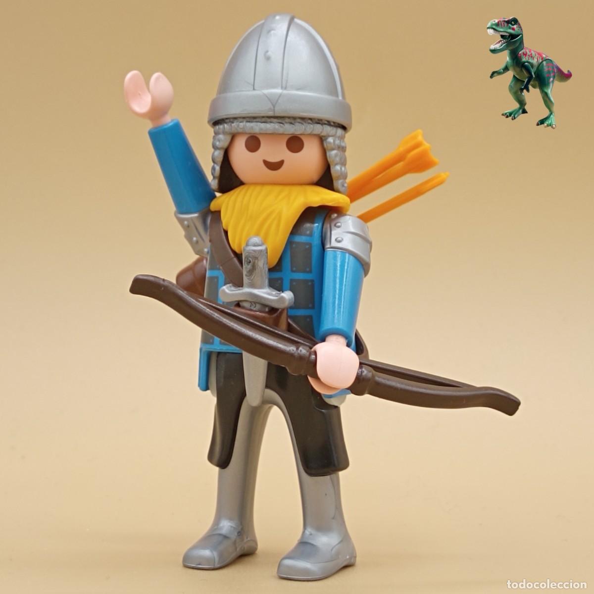 Playmobil: Playmobil figura arquero asirio azul romano soldado legion legionario auxiliar medieval 4275 4276