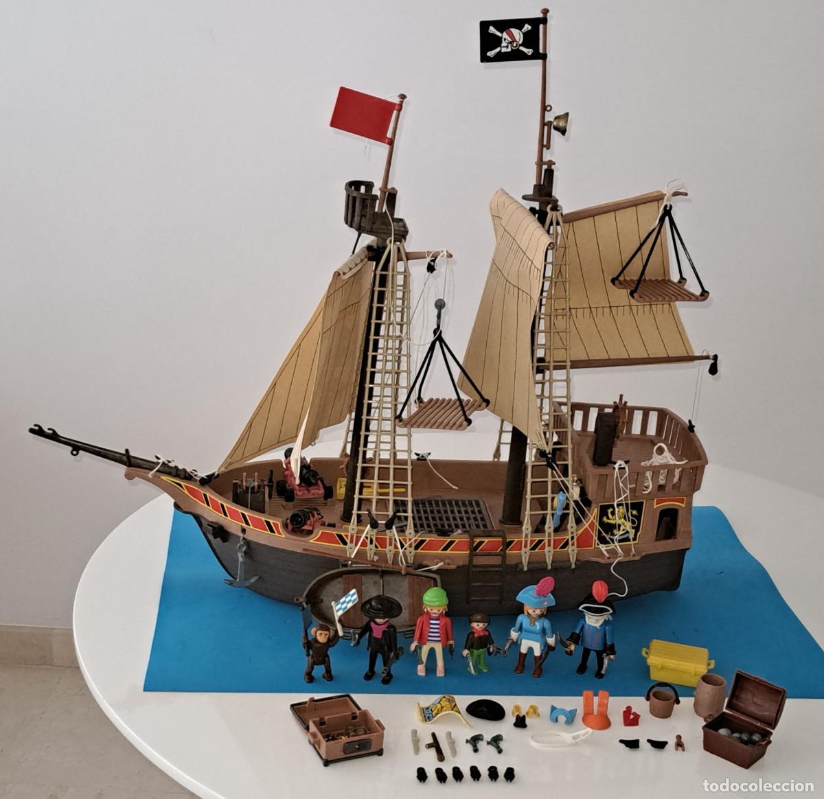 Playmobil: BARCO PIRATA PLAYMOBIL - REF. 3550 - SIN CAJA Y SIN INSTRUCCIONES DE MONTAJE