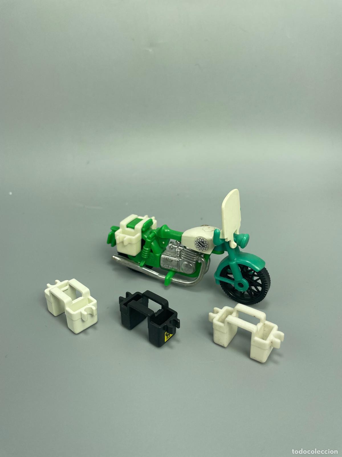 Playmobil: Playmobil moto de polic&iacute;a con accesorios primera &eacute;poca