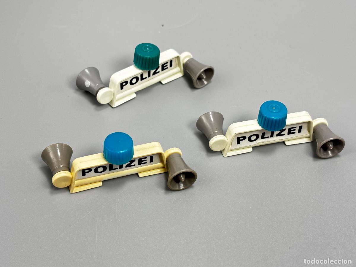 Playmobil: Playmobil 3215 lote rotativo coche de polic&iacute;a