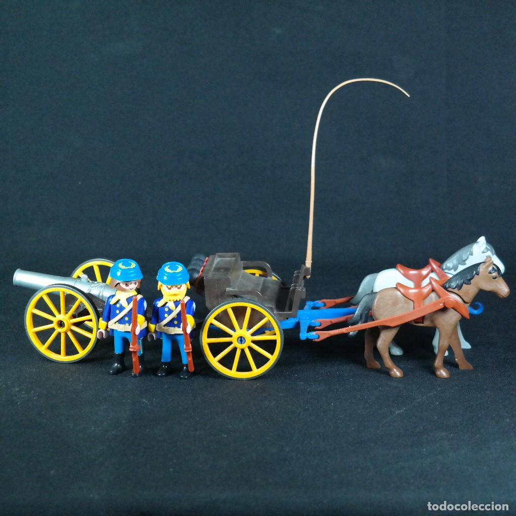 Playmobil: Playmobil carro con ca&ntilde;on nordistas ☼