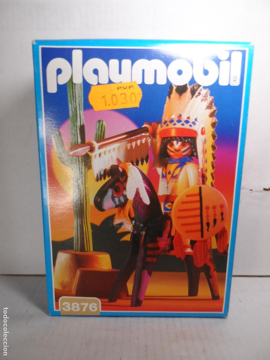 Playmobil: PLAYMOBIL REF. 3876 GUERRERO INDIO A CABALLO 1996 NUEVO