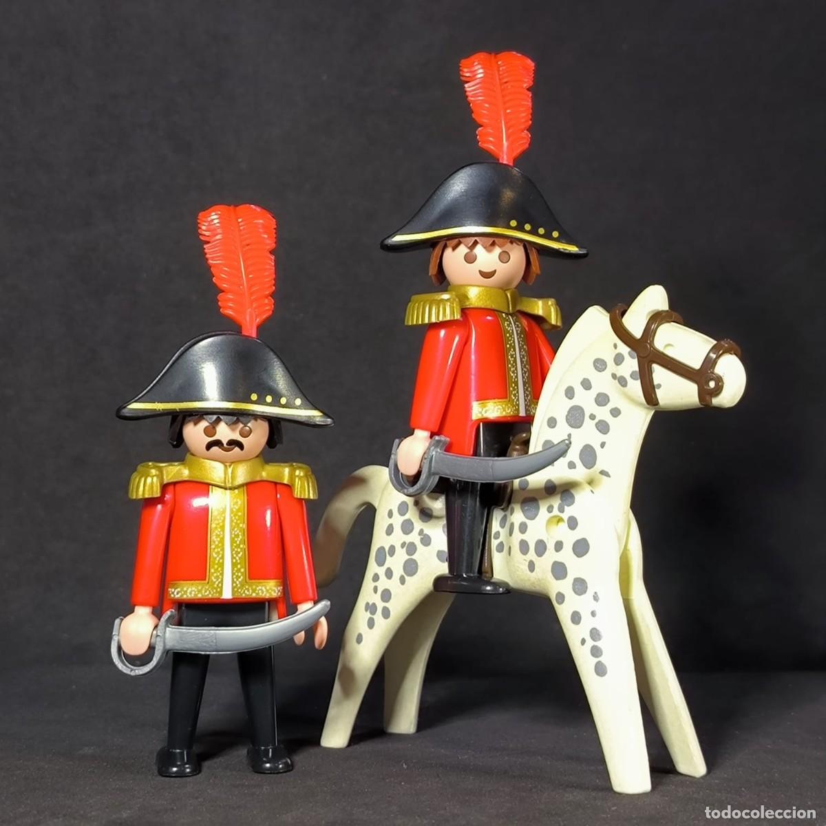 Playmobil: Playmobil dos soldados con caballos ☼